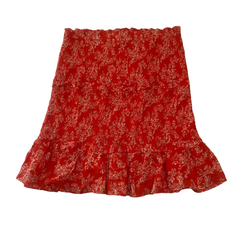 Urban Outfitters Smocked Tiered Skirt